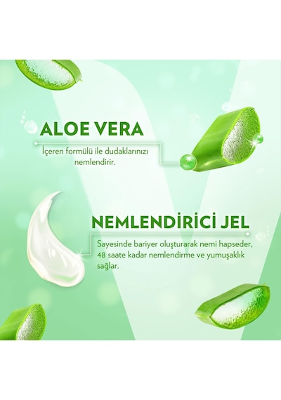 Vaseline Lip Therapy Dudak Bakım Kremi Aloe Vera 4.8 Gr