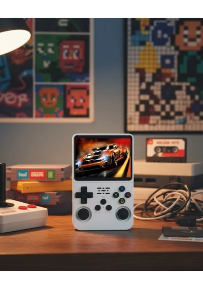 Klasik Oyun Konsolu 64 Bit İşlemci Ve Çift Kart Girişi Özellikli Çok Renkli