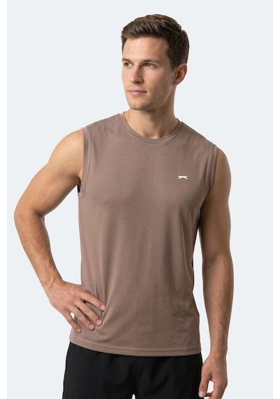 Slazenger Herofıt Erkek Kolsuz Vizon Atlet