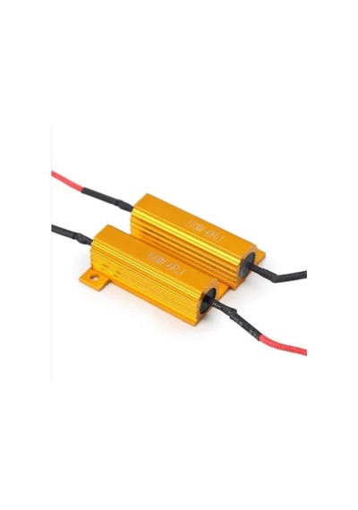 2 Adet 50w 6 Ohm Güç Alüminyum Muhafaza Kutusu