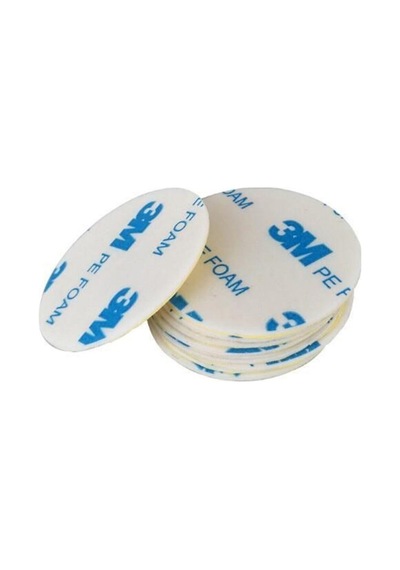 Yuvarlak Kesim Güçlü Çift Taraflı Köpük Bant 15 Mm Çap - 500 adet