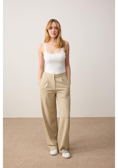 Jimmy Key Jimmy Key Taş Loose Örme Pantolon 6sw186579928