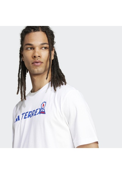 Adidas Terrex Graphic Erkek Beyaz T-shirt Jı9164 Beyaz
