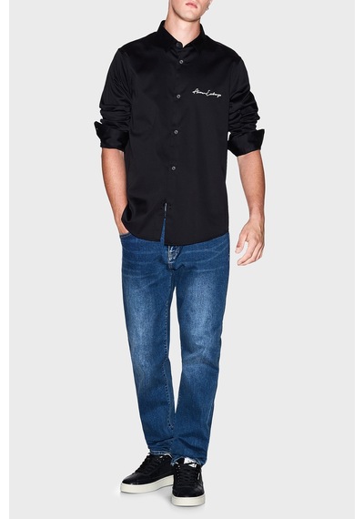 Armani Exchange Erkek Gömlek Xm001224 Af10192 Uc001 Siyah Siyah