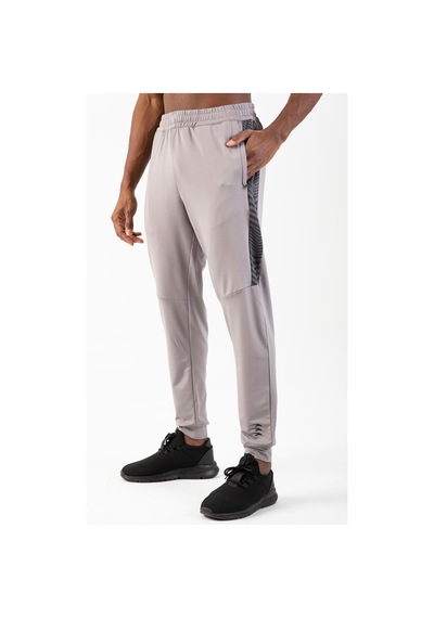 Maraton Sportswear Regular Erkek Ribana Paça Basic Gri Eşofman Altı 21001 Gri