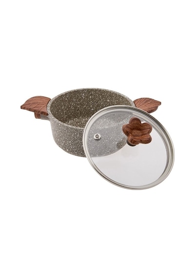 Karaca  Biogranit Dark Silver Mini Tencere 12 Cm Gri