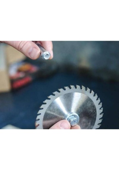 Daire Testere Bıçağı Ahşap Testeresi 115mm + Matkap Aparatı