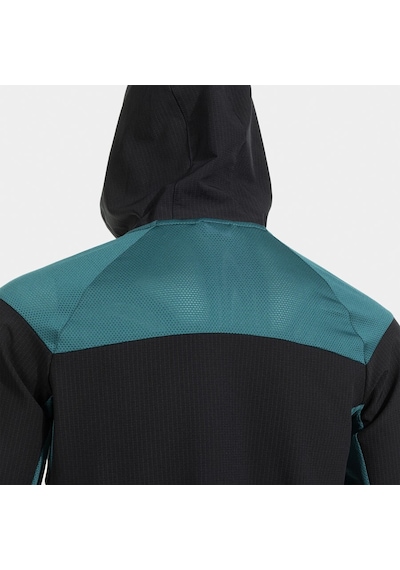 Joma Outdoor Deva Erkek Tam Fermuarlı Kapüşonlu Rüzgarlık Siyah