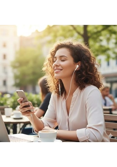 Silikon Kablolu Type C Kulaklık Tüm Typec Çıkışlı Cihazlara Uyumlu Tak Çalıştır Tak Kullan Bluetooth Gerekmez