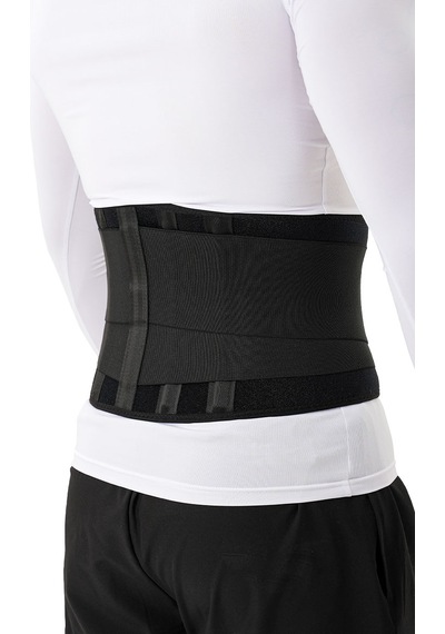 Musclecloth Termal Korseli Ağırlık Kemeri Siyah Siyah
