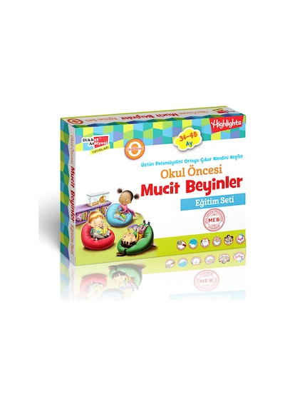 Okul Öncesi Mucit Beyinler Eğitim Seti 36-48 Ay