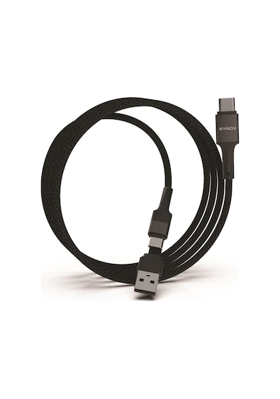 Syrox C143 60w 2 İn 1 To Type-c Hasir Ultra Hızlı Şarj & Data Kablosu
