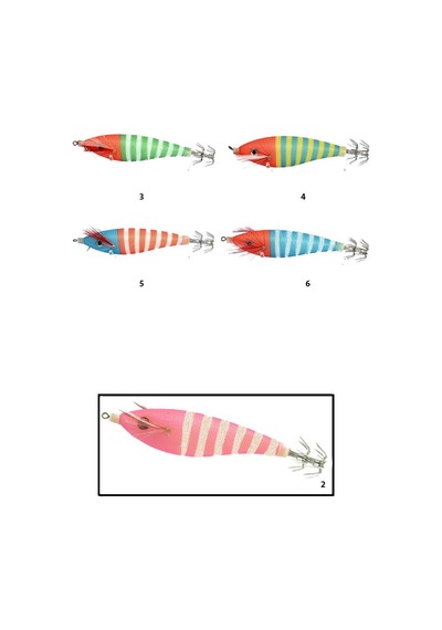 Captain 3004 Kalamar Zokası 8cm Zebra Squid