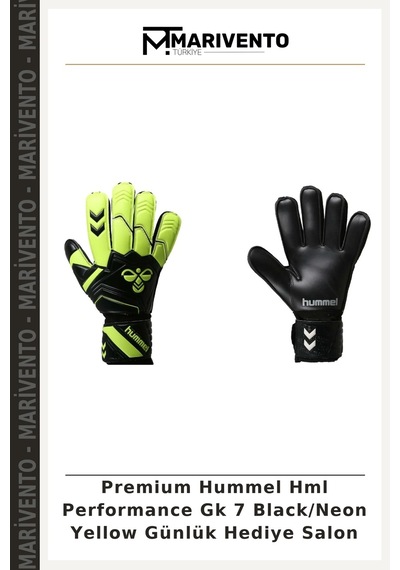 Marivento Premium Hummel Hml Performance Gk 7 Black/neon Yellow Günlük Hediye Salon Siyah - Sarı