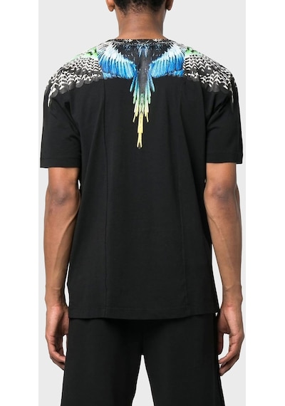Marcelo Burlon Erkek T Shirt Cmaa018s23jer0061009 Siyah