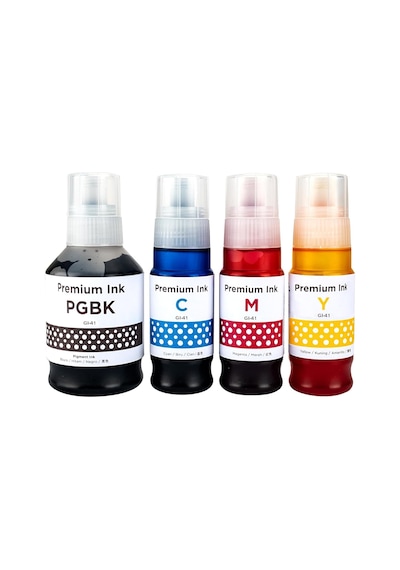 Canon Pixma G3020 & G3420 İçin Gı-41 Muadil Mürekkep 4 Lü Set Bk-c-m-y