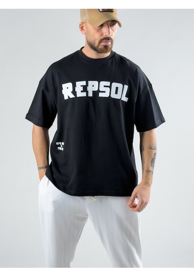 Cocopelli Siyah Repsol Erkek T-shirt Coc3007
