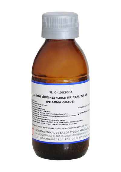 Biorad Saf İyot %99,8 Kristal 200 G