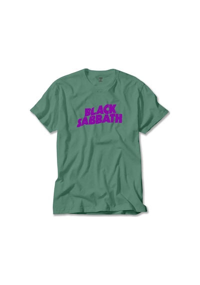 Black Sabbath Purple Yazı Lacivert Tişört