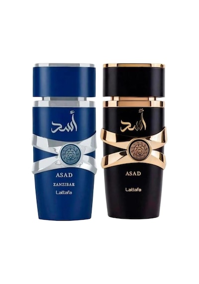 Lattafa Asad Edp 100 Ml + Asad Zanzibar Edp 100 Ml Erkek Parfüm Seti Oryantal
