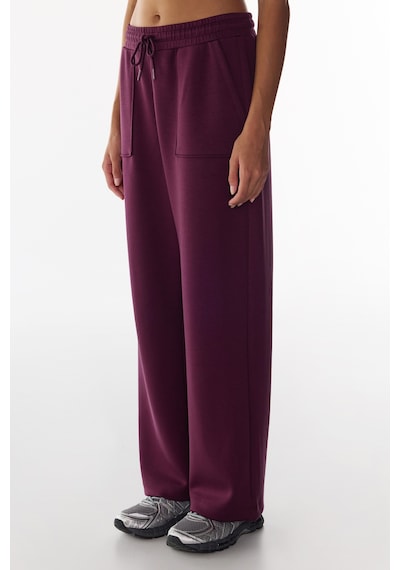 Penti Bordo İpeksi Dokunuş Silky Touch Cep Detaylı Pantolon