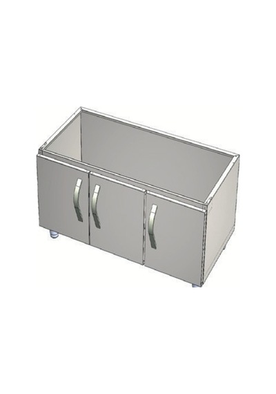 Karacasan Endüstriyel 120 Cm 700 Seri Set Altı Dolap