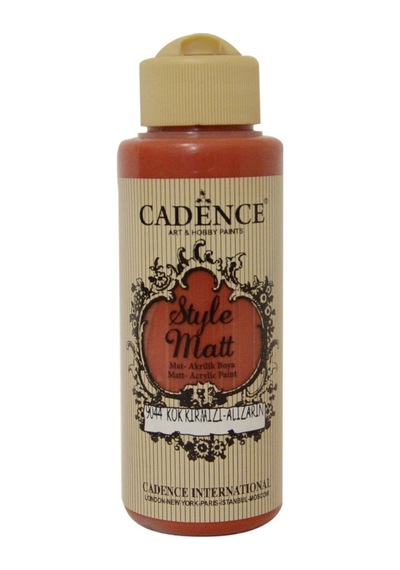 Style Matt Akrilik Boya 120ml 9044 Kök Kırmızı 9044 Kök Kırmızı