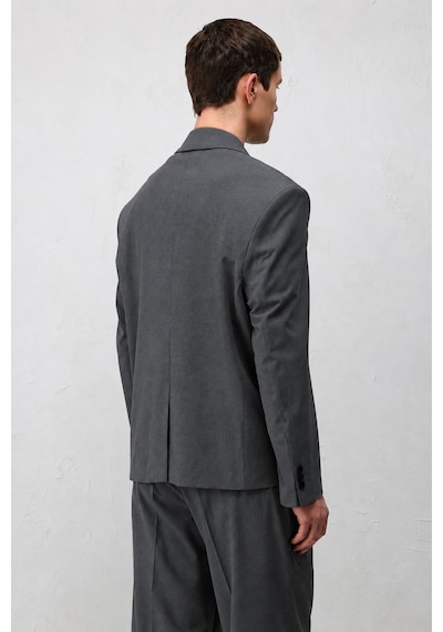 Antioch Relaxed Fit Erkek Blazer Ceket Gri-1
