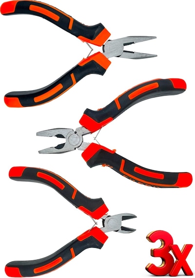 Yüksek Kalite Mini 3lü kombine Pense Kargaburun Yankeski