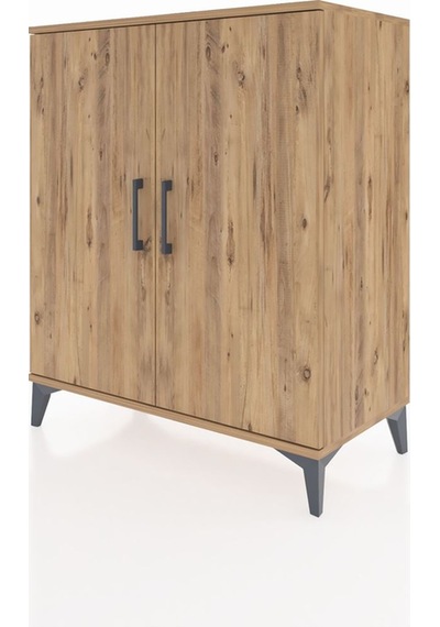 Hyperion Şifonyer 2 Raflı 2 Kapaklı 88x44x106 Çam-çam Çam