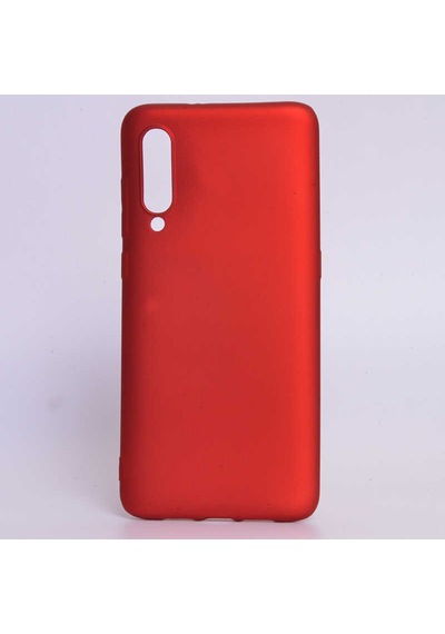Ekılıf - Xiaomi Mi 9 Uyumlu Kılıf Mat Soft Premier Silikon Kapak - Kırmızı