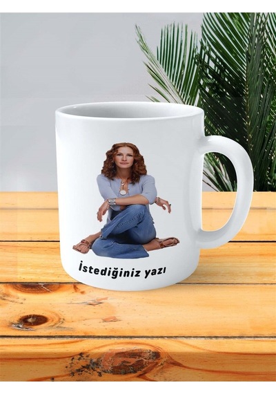 Julia Roberts Baskılı Kupa Bardak Kişiye Özel Model 1 Çok Renkli