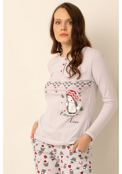 Miorre Doremi Pamuklu Bayan Pijama Takımı 001