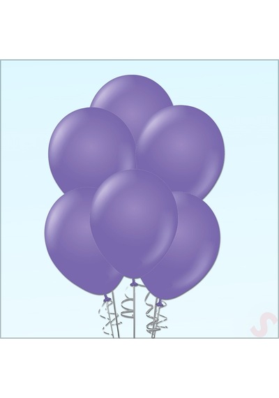 Mor Pastel Balon, 30cm X 10 Adet