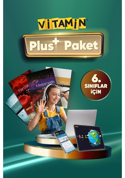 6. Sınıf Plus Paket Dijital Eğitim Seti MEB Uyumlu Dijital İçerikler 8 Kitap 8000 Yeni Nesil Soru 2 Haftada 1 Rehberlik Görüşmesi ve Veli Bilgilendirme Raporları