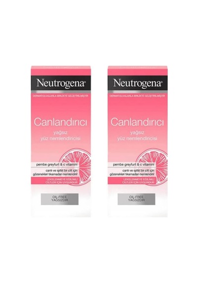 Neutrogena Canlandırıcı Yağsız Yüz Nemlendiricisi 2 x 50 ML