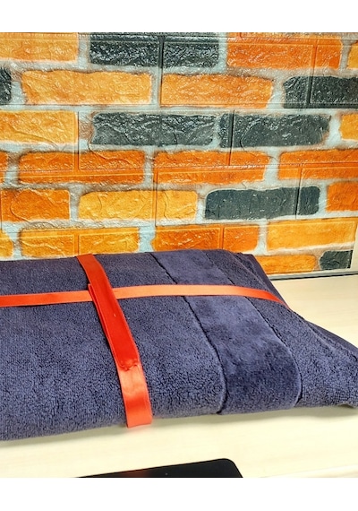 Özdilek Svv Border Büyük Boy Banyo Havlusu 89x173 - Dark Plum K.mürdüm Mürdüm