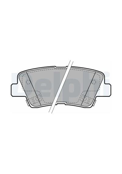 Hyundai İ20 Arka Fren Balatasi 2014-2024 Delphı Lp2195