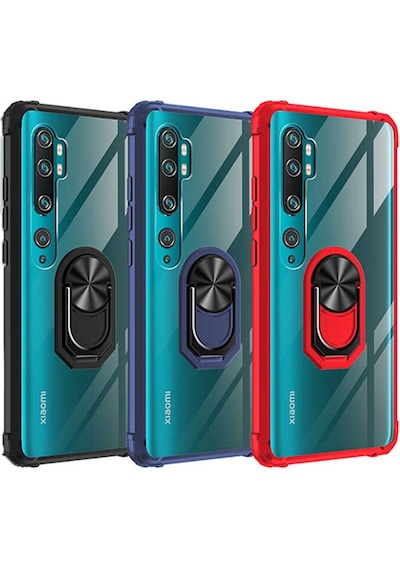 Xiaomi Mi Note 10 Lite Kilif Seffaf Sararmaz Yüzüklü Mola Kapak 406652978