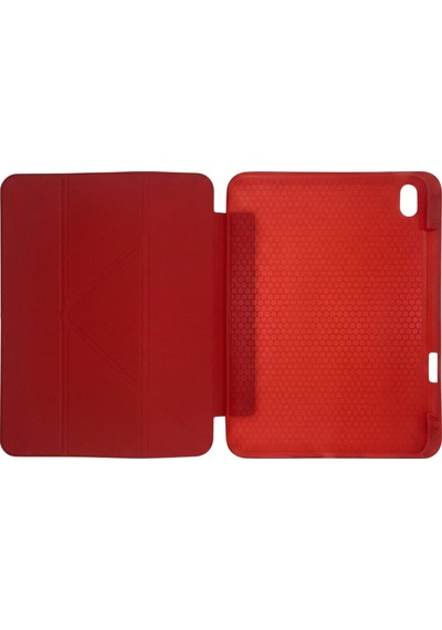 Ps Apple Uyumlu iPad A16 / 10.9 10. Nesil Tri Folding Standlı Kılıf - Kırmızı Kapaklı Kılıf Ps Apple Uyumlu iPad A16 / 10.9 10. Nesil Tri Folding Standlı Kılıf - Kırmızı Kapaklı Kılıf