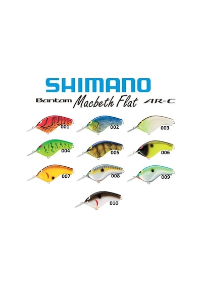 Shimano Lure Bantam Macbeth Flat Ar-c 57mm 9g Maket Yem - 007 Brown Ct