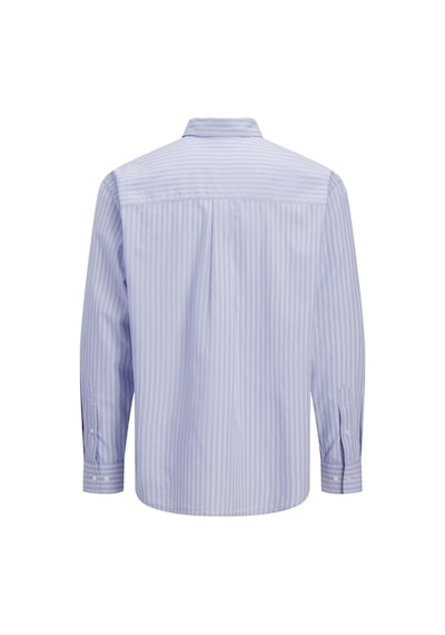 Jack & Jones Erkek Relaxed Fit Çizgili %100 Organik Pamuk Gömlek - Cole - 12288660 Celestial Blue Jack & Jones Erkek Relaxed Fit Çizgili %100 Organik Pamuk Gömlek - Cole - 12288660 Celestial Blue