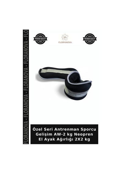 Özel Seri Antrenman Sporcu Gelişim Aw-2 Kg Neopren El Ayak Ağırlığı 2x2 Kg Belirtilmemiş