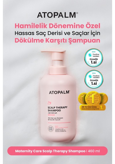 Hamilelere Özel Saç Dökülmesi Karşıtı Nazik Şampuan Atopalm Maternity Care Scalp Therapy Shampoo
