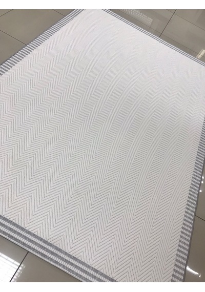 Liparis Sisal Halı Dc402 Serisi Oturma Salon Yatak Odası Halısı Krem - Gri