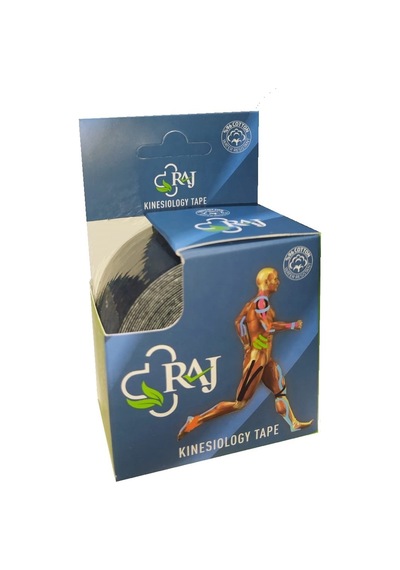 RAJ Kinesio Tape  Sporcu Bandı Siyah 5 M x 5 CM