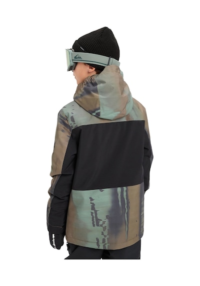 Quıksılver Quiksilver Side Hit Block Youth Erkek Çocuk Snowboard Ceketi Gnd1 Yeşil