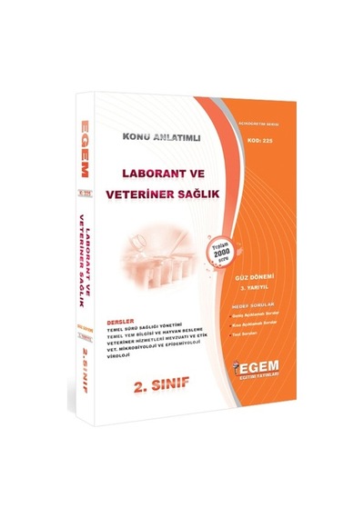 Egem Aöf Anadolu Laborant Ve Veteriner Sağlık Soru Seti