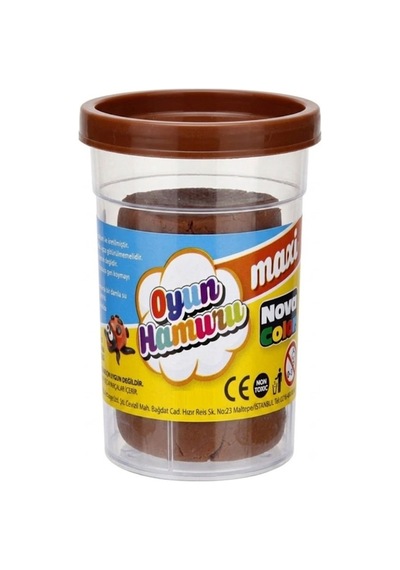 Nova Color Oyun Hamuru 100gr Kahverengi - 4 Adet Çok  Renkli
