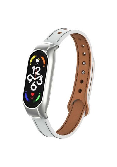 Kilifone - Xiaomi Uyumlu Mi Band 7 - Kordon Deri Kordon Krd-68